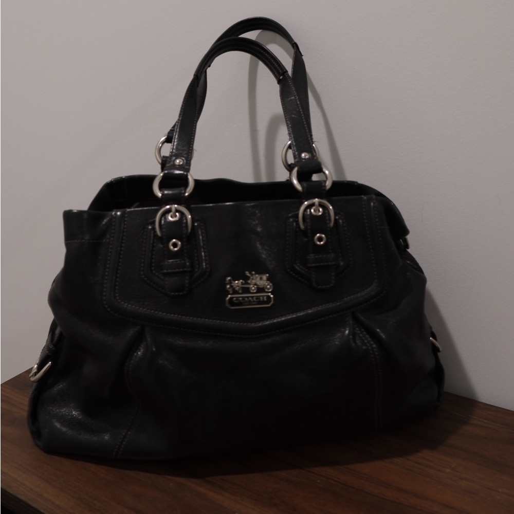 🚨 COACH 14574 MADISON CARRYALL TOTE IN BLACK